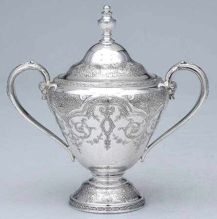 Paisley (Silverplate, Hollowware) Mini Sugar Bowl & Lid