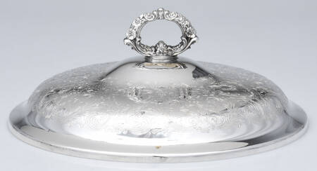 713 (Silverplate, Hollowware) 1.5 Qt Round Covered Casserole Lid
