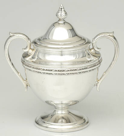 Exquisite (Silverplate, Hollowware) Sugar Bowl & Lid