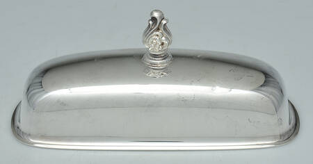 Wellington (Silverplate, Hollowware, Floral&Scroll) Lid for 1/4 Pound Butter