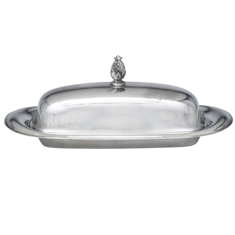 987 (Silverplate, Hollowware) 1/4 Pound Covered Butter Dish
