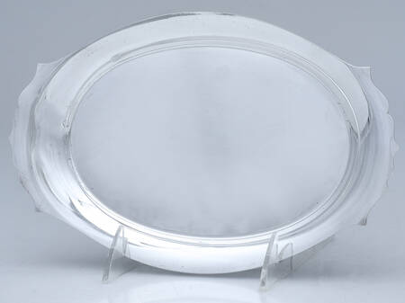 2432 (Silverplate, Hollowware) Silverplate Tray (for Creamer and Sugar Set)