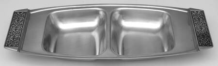 Velvet (Stainless, Hollowware) Double Vegetable Bowl No Lid