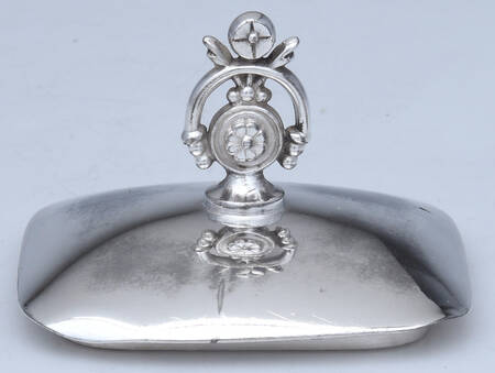 249 (Silverplate, Hollowware) Lid for Pickle Castor