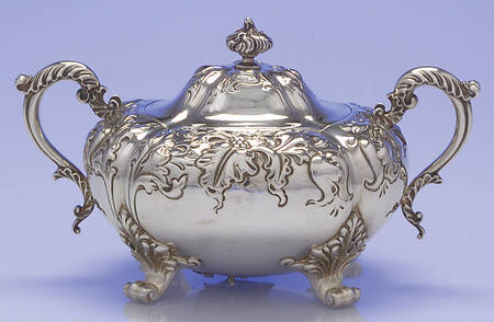 2340 (Sterling, Hollowware) Sugar Bowl & Lid