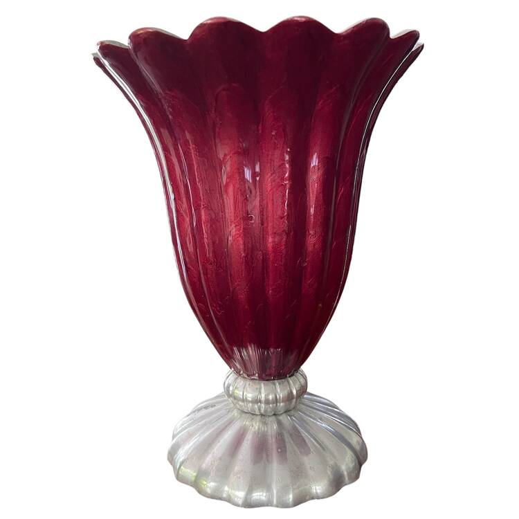 Classic-Pomegranate (Aluminum, Hollowware) 9" Vase