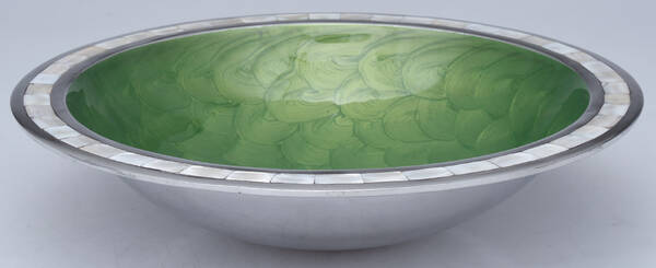 Classic-Mojito (Aluminum, Hollowware 11" Round Bowl by Julia Knight