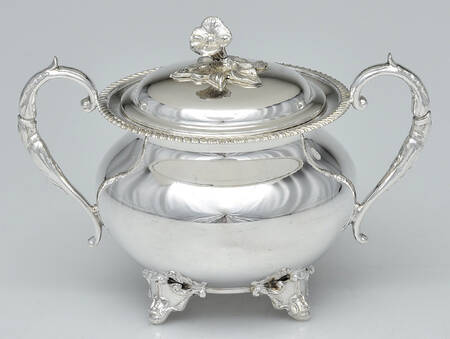 P785 (Silverplate, Hollowware Sugar Bowl & Lid
