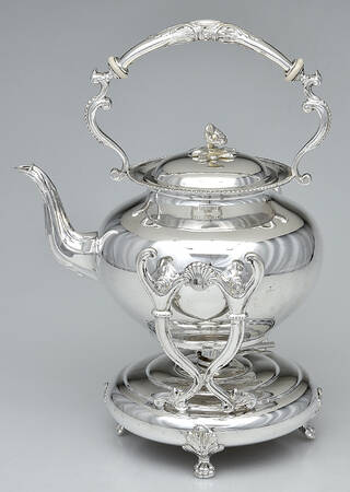 P785 (Silverplate, Hollowware Kettle, Stand & Burner