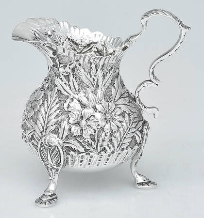 Repousse-Full Chased-Hand Chased Mini Creamer