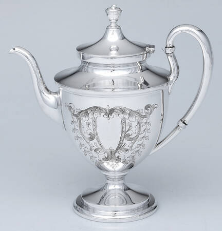 Mayflower (Sterling, Hollowware) Teapot