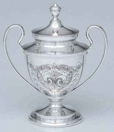 Mayflower (Sterling, Hollowware) Sugar Bowl & Lid