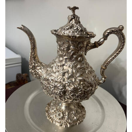 Stieff Rose (Sterling, 1892, Hollowware) Coffee Pot