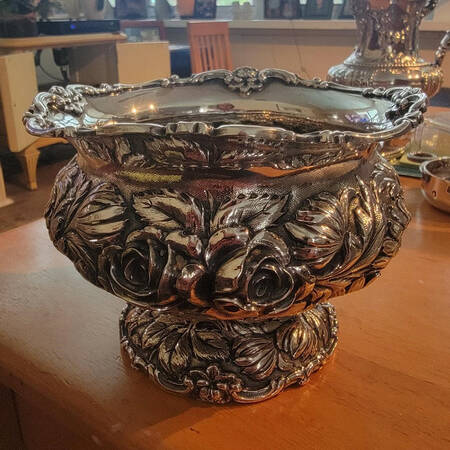 Stieff Rose (Sterling, 1892, Hollowware) Waste Bowl