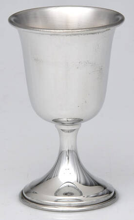 233 (Pewter, Hollowware) Wine Goblet
