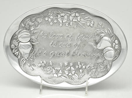 Orchard in Bloom (Alloy, Hollowware) 10" Oval Tray