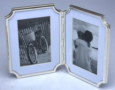 Sullivan Street (Silverplate, Hollowware) Double Frame Holds 4"X 6"