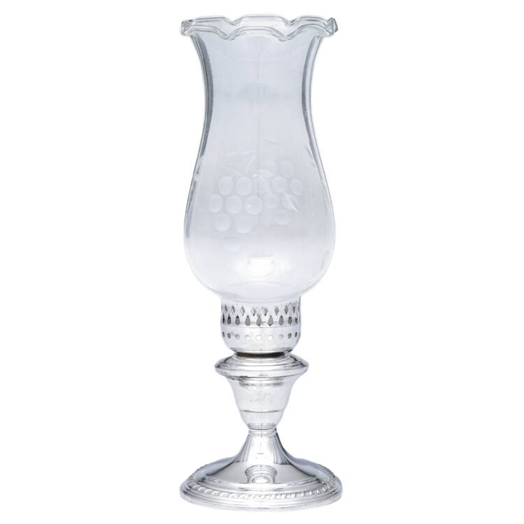 5 (Sterling, Hollowware) Hurricane Lamp and Globe
