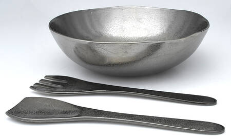 Cordova (Hollowware, Aluminum) (3 Pc) Salad Set (SB12, SSFS, SSSS)