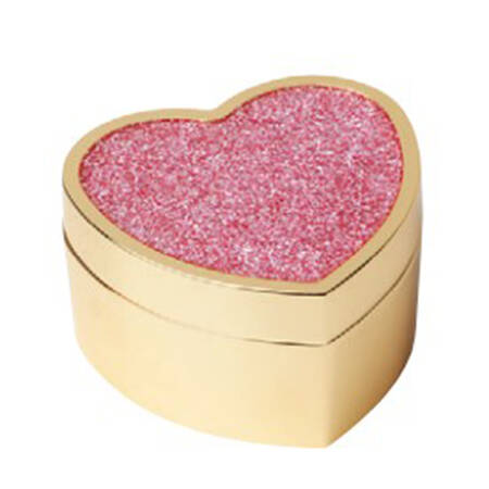 Sitting Pretty (Gold Plated, Giftware) Heart Box