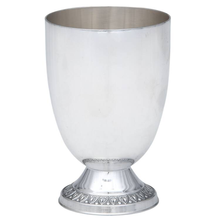 LWS7 (Silverplate, Hollowware) Silverplate Wine Goblet