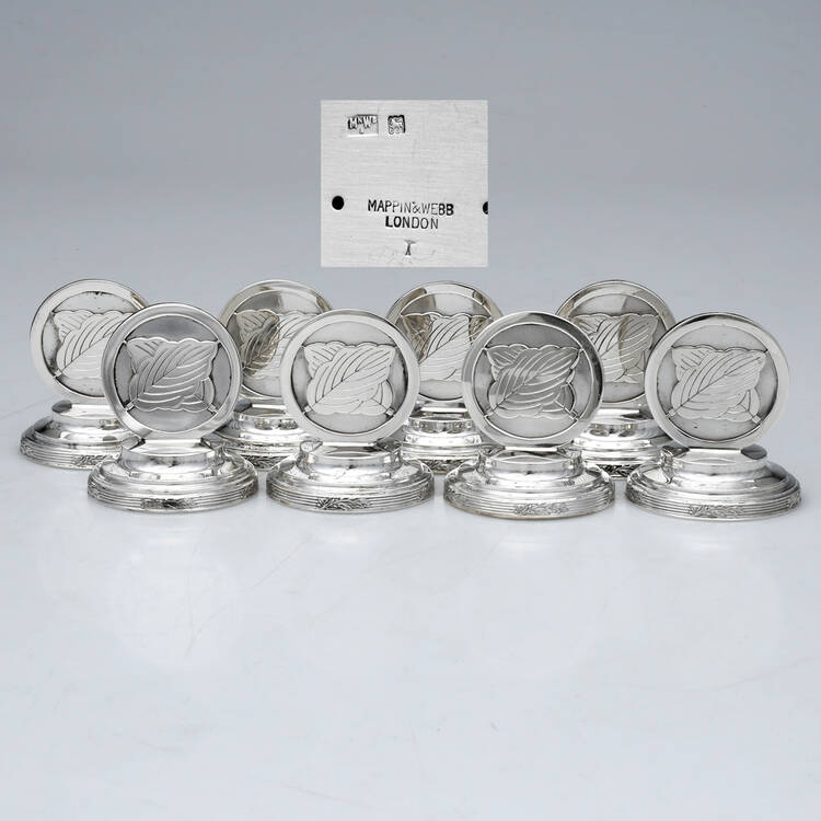 Sterling Hollowware Place Card Holder (Set of 8)