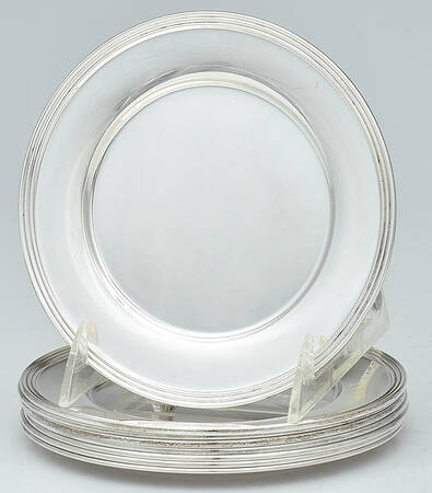 334 (Sterling, Hollowware) Bread & Butter Plate - Set of 8