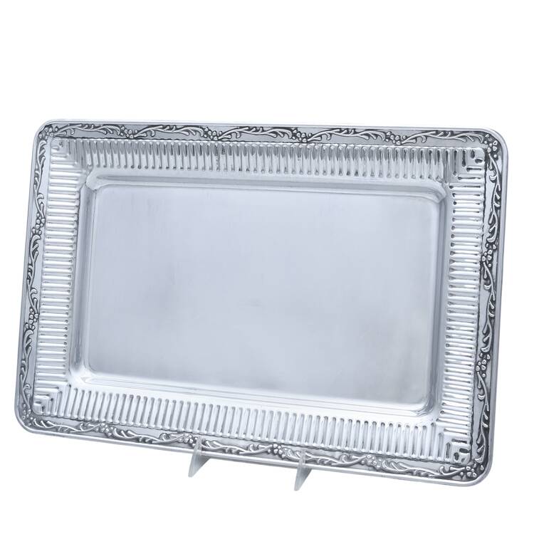 Italian Countryside (Metal Alloy, Hollowware) 17" Rectangular Platter by Mikasa