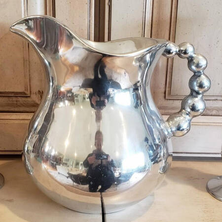 String of Pearls (Aluminum, Hollowware) Pitcher
