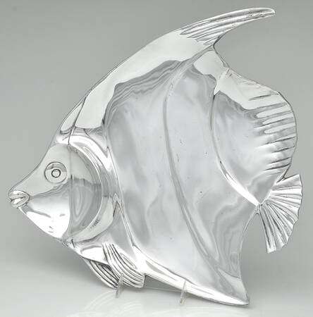 High Seas (Aluminum, Hollowware) 17" Fish Shape Tray