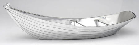 High Seas (Aluminum, Hollowware) 3 Part Divided Server