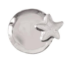 Seaside (Aluminum, Hollowware) Figural 2 Section Server