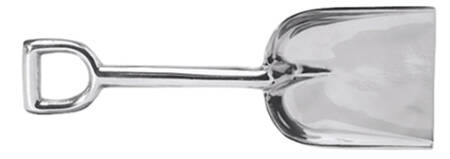 Seaside (Aluminum, Hollowware) Ice Scoop with Stainless Bowl