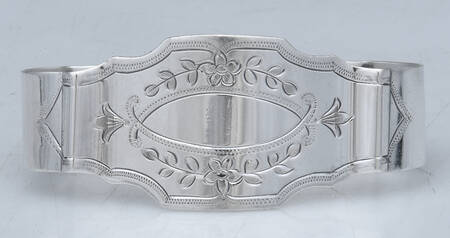 220-3 (Sterling, Hollowware) Oblong Napkin Ring