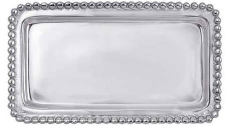 Beaded 6" Rectangular Tray