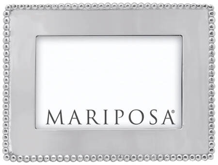 Beaded Frame-Holds 4" X 6" Picture