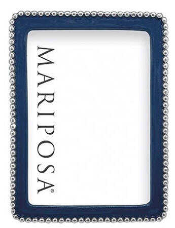Beaded Frame-Holds 5" X 7" Picture