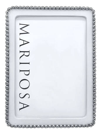 Beaded Frame-Holds 5" X 7" Picture