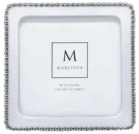 Beaded Frame-Holds 5" X 5" Picture