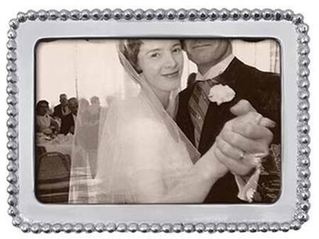 Beaded Frame-Holds 4" X 6"