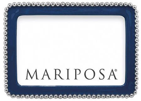 Beaded Frame-Holds 4" X 6"