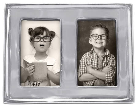 Signature Double Frame Holds 2" X 3" Pictures