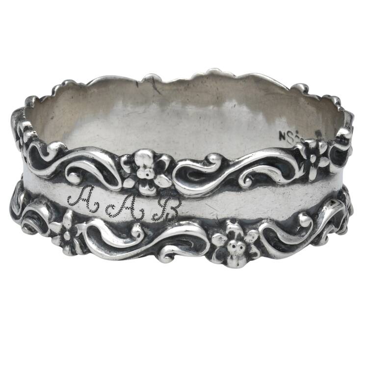 Sterling Hollowware Napkin Ring by National Silver Co