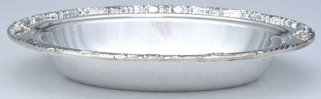 King Edward (Silverplate, Hollowware) 11" Oval Double Vegetable (Bottom)