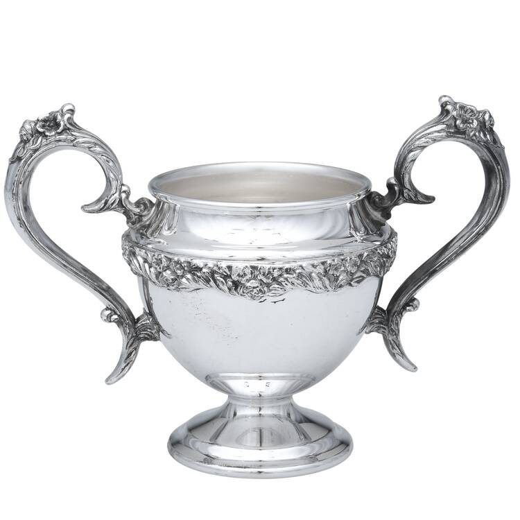 Moss Rose (Silverplate, 1949, Hollowware) Sugar Bowl No Lid