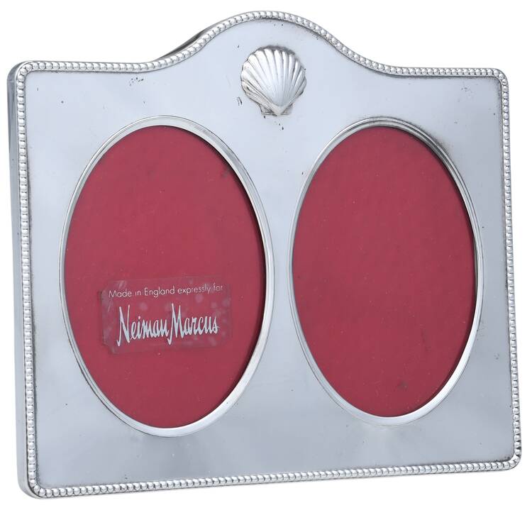 Silverplate Hollowware Double Frame by Neiman Marcus