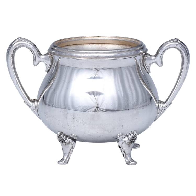 Henley (Silverplate, Hollowware) Sugar Bowl No Lid