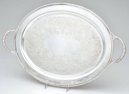 Fiesta (Silverplate, Hollowware) Silverplate Waiter Tray