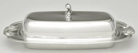 Scroll (Silverplate, Hollowware) 1/4 Pound Covered Butter