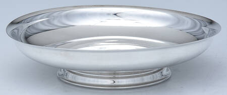 Early American (Silverplate, Hollowware) Plated Footed Bon Bon Bowl